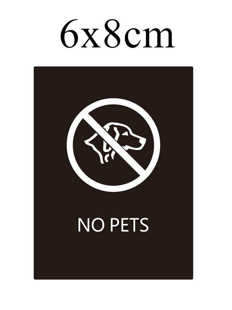 Нержавеющая сталь Слоган Знак «Не курить» Предупреждающие знаки для общественных мест Наклейки на стену Табличка WIFI Номерной знак Индивидуальные адресные таблички