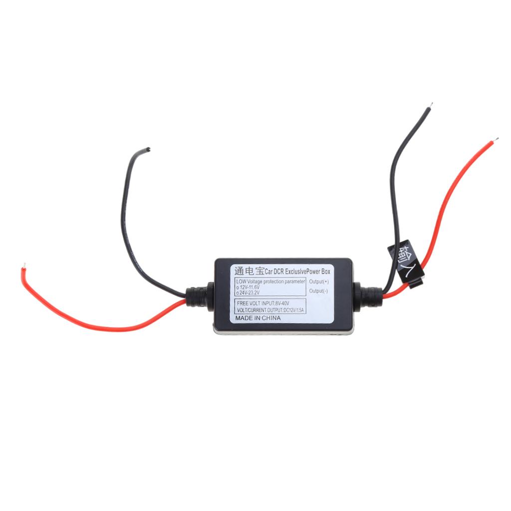 Понижающий регулятор напряжения 24 В до 12 В, импульсный преобразователь, выход 1,5 А, модуль преобразователя питания для автомобиля, грузовика, транспортного средства