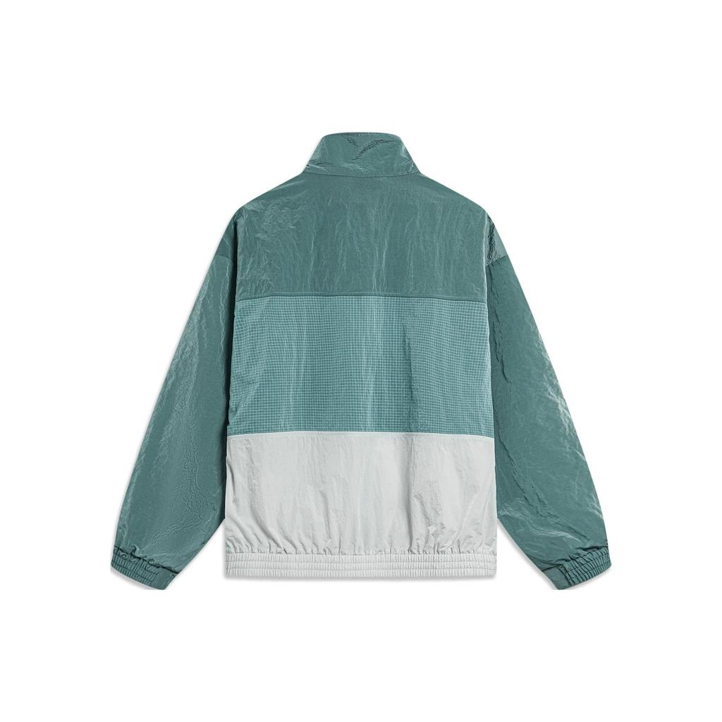 Li Ning Color Block Letter Print Loose Jacket Men Jacket Frost-Green Lime AJDT405-4