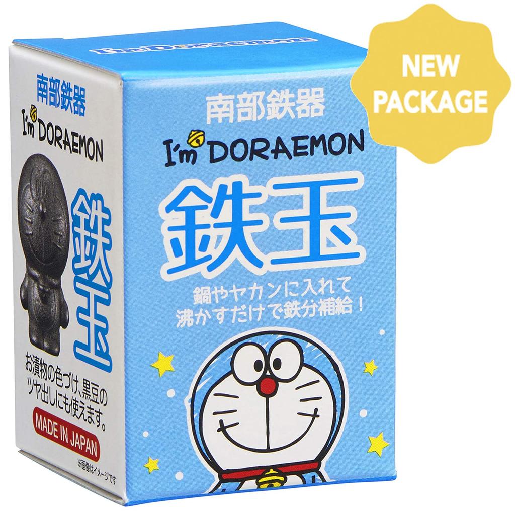 OSK Nanbu Ironware Iron Ball Doraemon Iron положите его в кастрюлю или чайник и вскипятите. Сделано в Японии [Для пополнения/Просто так/Чугун] TBN-1