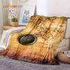 3D Ancient Nautical Chart World Map Compass Soft Flannel Blankets,Throw Blanket Comfortable Blanket for Picnic Beds Sofa Bedroom