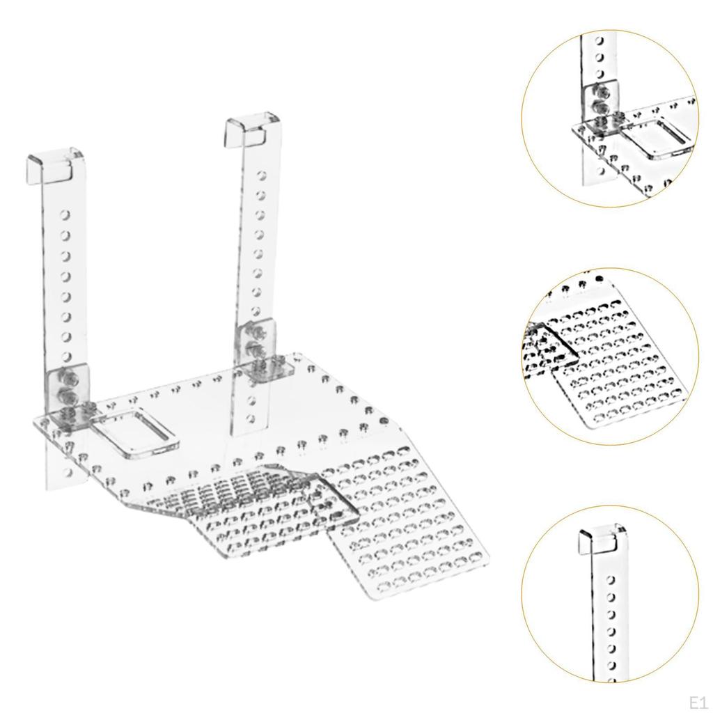 Acrylic Turtle Basking Platform Climbing Shelf Aquarium Animal Sink Wharf Reptile Tank Ladder for