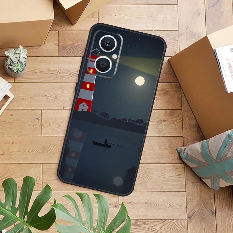 Abstract art highway landscape Case For OPPO Reno 14F 13F 12F 10 11 12 13 14 Pro 8T 7 8 Lite OPPO Find X8 X6 X5 X9 Pro Cover