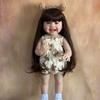BZDOLL Reborn Кукла-младенец Реалистичная Кукла 55 СМ 22 Дюйма Игрушка Полностью Мягкий Винил Принцесса Малыш Искусство Бебе Подарки на День Рождения для Ребенка