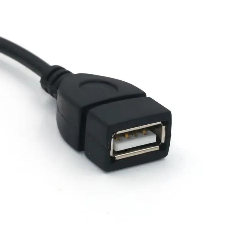3,5 мм автомобильный AUX аудиокабель к USB аудиокабелю Автоэлектроника для воспроизведения музыки Черный автомобильный аудиокабель USB-преобразователь для наушников