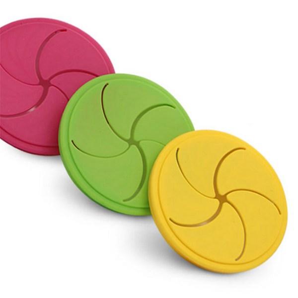 Непроливаемая чашка для закусок Twodeco, желтая, 1 комплект