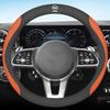 AAAYQ1 O Shape Premium Car Suede Leather Steering Wheel Cover Anti Slip Sweat Absorbing For Opel Zafira b Corsa d Insignia Mokka Regal