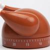 Minuteur Mécanique - Dinde - Marron - 60 Minutes - 6,3 x 5,1 cm - Plastique