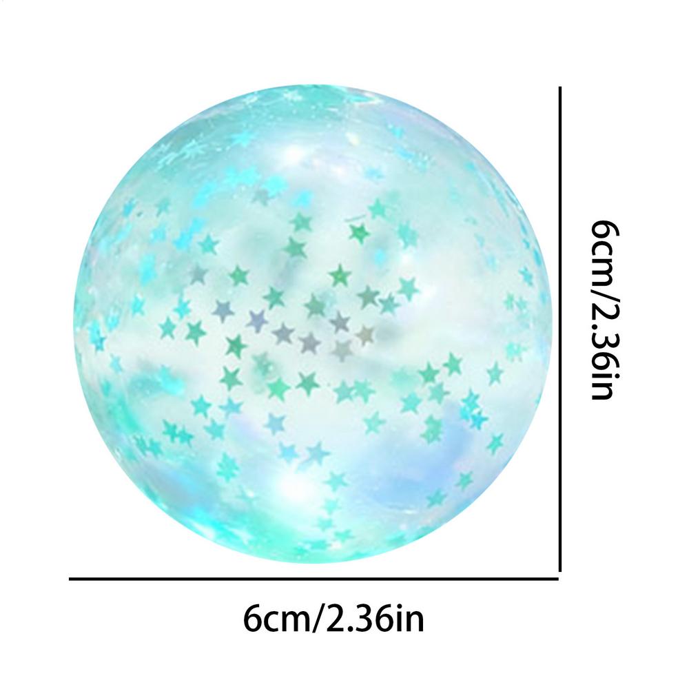 Stress-relieving Maltose Balls Slow-rebound Stress-relieving Balls Auroraa Sequin Squeeze Toys Glitter Squeeze Ball Stress Toys