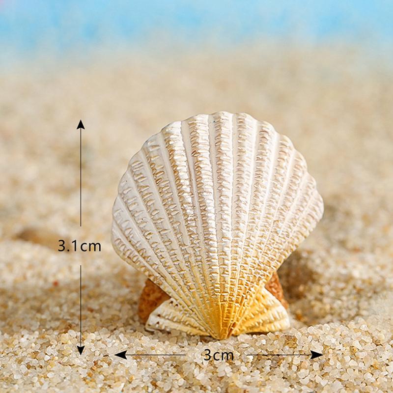 Cartoon Surfboard Seashells Seabirds Dolphins Ornaments Resin Fish Tank Decor