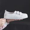 Женские кожаные туфли Модные балетки Весна Лето Женские повседневные кроссовки Цветочные дышащие белые туфли Высококачественная обувь Women20