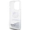Hello Kitty Liquid Glitter Charms Kitty Head Case For Iphone 13 Pro / 13 - Silver
