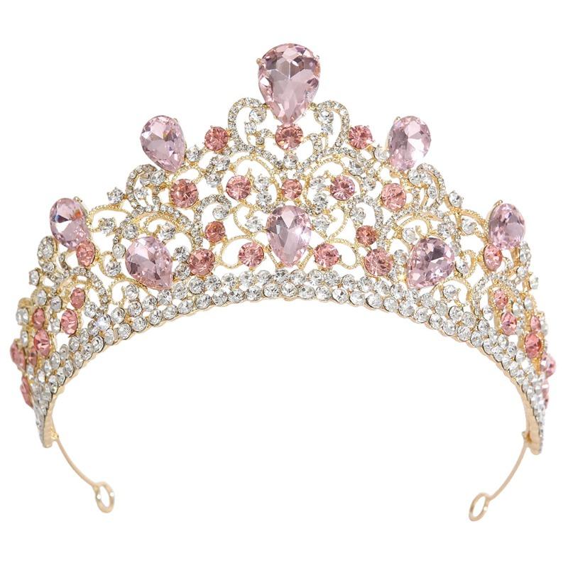 Crown Tiara Bridal Hair Accessories Birthday Eighteenth Bar Mitzvah Crown Baroque Party Hair