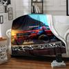 1pc Raptor Truck Blanket Lightweight Flannel Blanket Throw Blanket For Sofa, Bed, Travel, Camping, Livingroom, Office, Couch