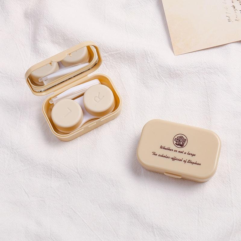 Leak-proof Contact Lens Case Portable Travel Kit for Girls High Sealing Lens Storage Box Compact Container with Mirror Tool
