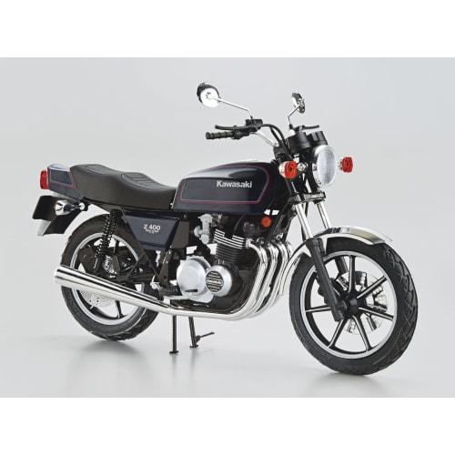 Aoshima Bunka Kyozai (AOSHIMA) 1/12 Scale The Bike Series No. 34 Kawasaki KZ400E Z400FX 1979 Plastic Model