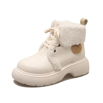 2024 женские готические зимние новые женские теплые зимние ботинки водонепроницаемые на шнуровке утолщенные плюшевые зимние ботинки женские теплые ботильоны на платформе