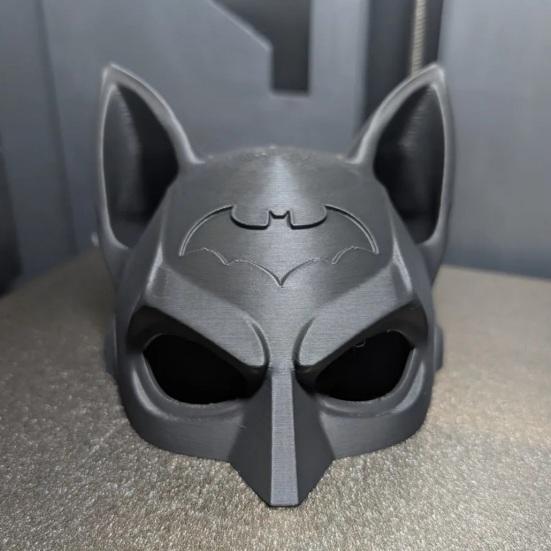 Маска Летучая Мышь Кошка Многоразовая Маска Кошки для Косплея Легкая Маска Летучей Мыши Китти для Хэллоуина Вечеринок Забавный Фотоаксессуар