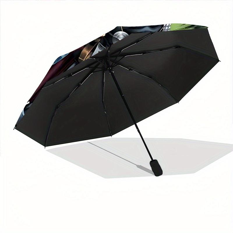 1pc Avengers Automatic Folding Umbrella, 8-Rib Portable & Foldable Design, All-Season Use, Highqualityy0722059