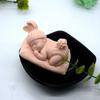 1 Pcs 3d Sleeping Baby Silicone Mold Chocolate Candy Fondant Mold Handmade Soap Candle Plaster Resin Making Tool