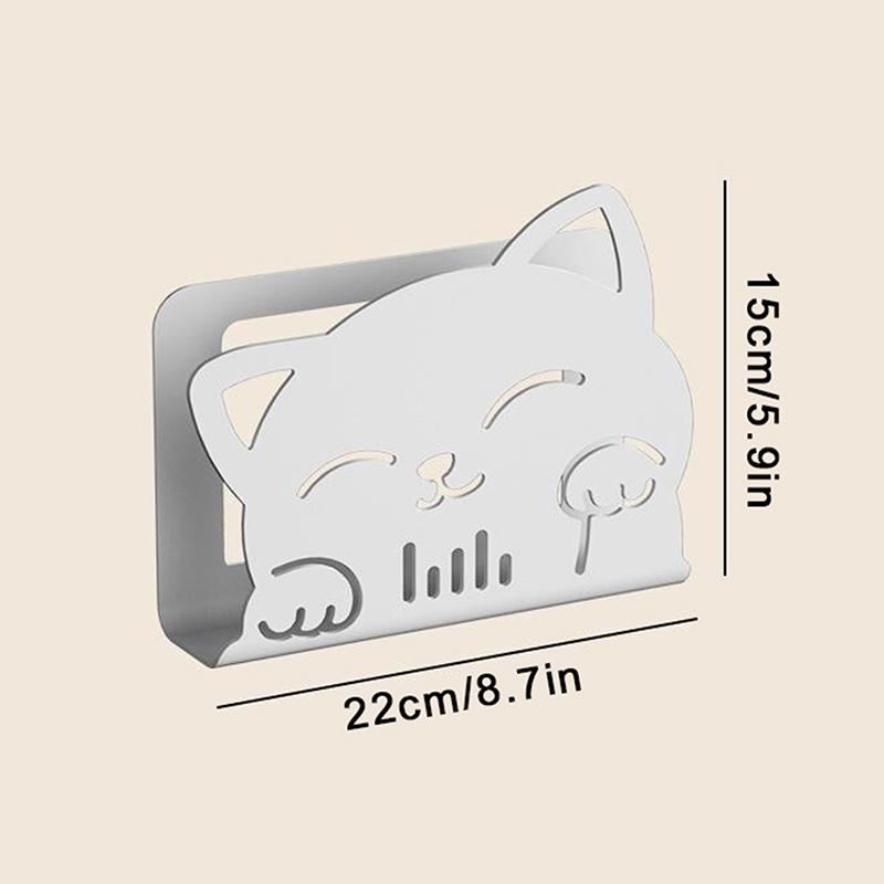 Настенный Беспроводной Wifi Роутер Полка Коробка для Хранения Форма Кошки Пластиковый Органайзер Коробка Держатель для Кабелей и Питания Коробка-Органайзер Домашний Декор