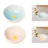 Hamster Ceramic Food Bowl Cute Floral Design Water Dish Rodent Feeder for Small Animals Gerbils Guinea Pigs Hedgehogs