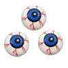 3pcs Hollow Eyeball Decoration Props Horror Toy Bouncing Eyeball Simulation Eyeball Eyes