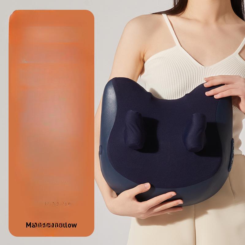 Cervical Trapezius Massager Shoulder Hot Compress Kneading Neck Household Rechargeable Shoulder and Neck Trapezius Massage Pillow