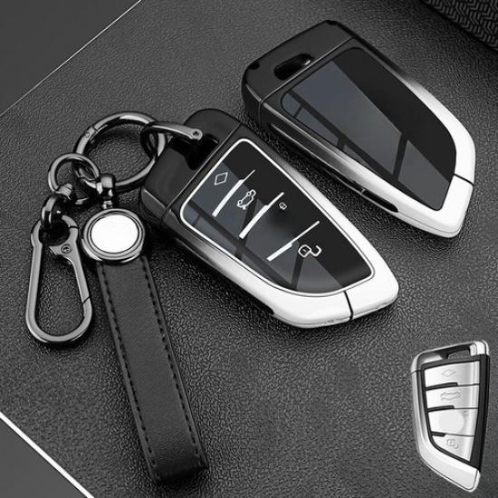 Zinc Alloy TPU Car Key Case Cover For BMW X1 X2 X3 X4 X5 X6 X7 1 2 3 4 5 6 7 8