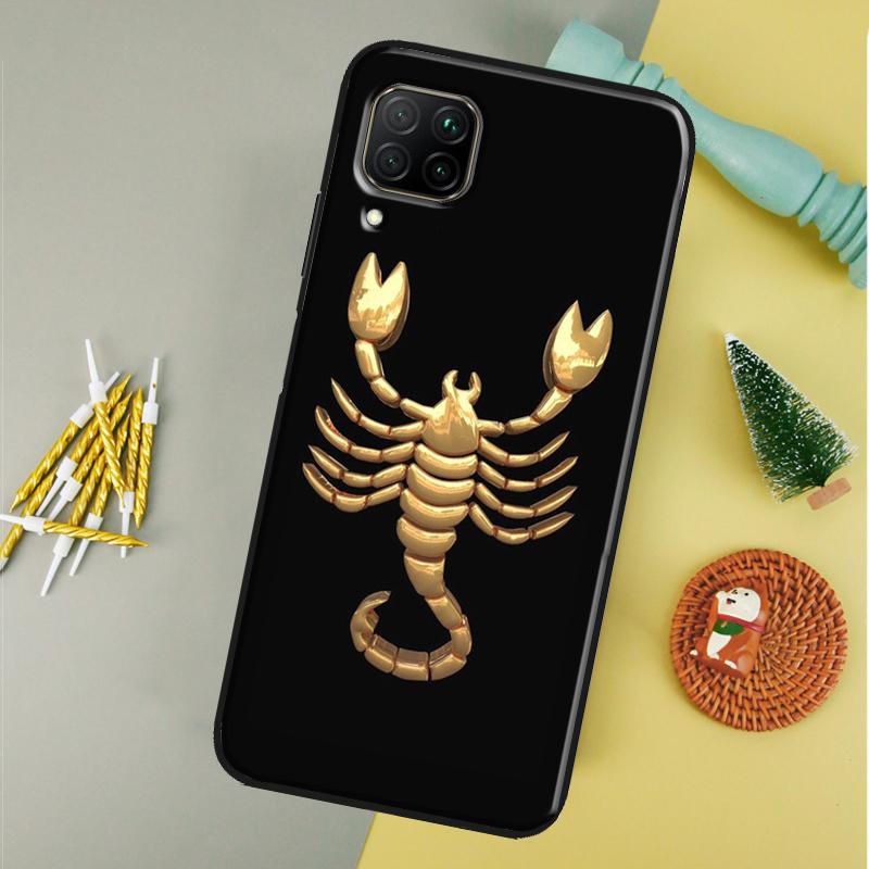 Scorpion For Huawei P20 P40 Lite P60 P30 Pro Nova 5T 12s 12i 11i Y90 Y70 Y60 Y61 Y91 Y72 9 10 SE Case