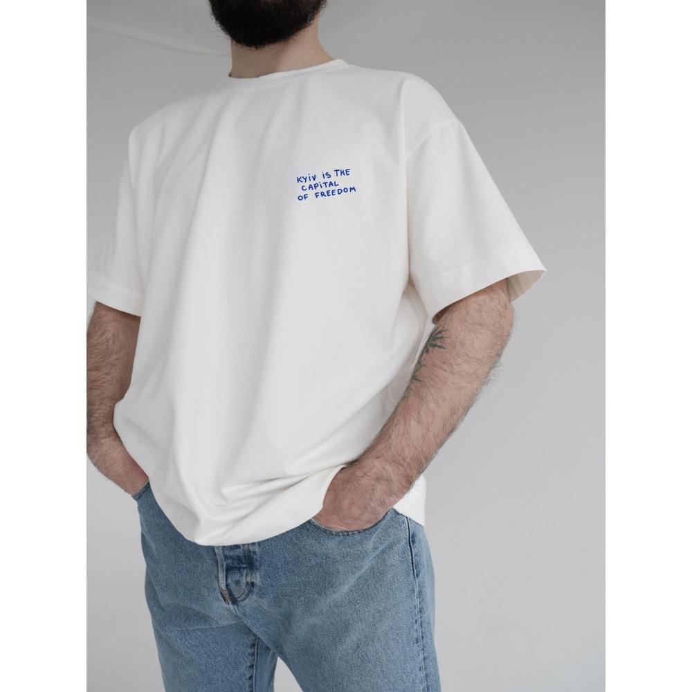 Футболка в паре с простым летним модным принтом, летняя мужская и женская хлопковая рубашка, футболка с коротким рукавом