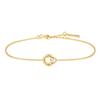 ANIA HAIE Hoop Natural Freshwater Pearl 925 Silver Bracelet B058-03G