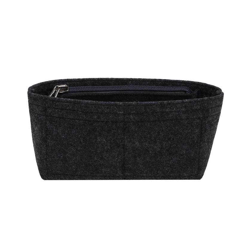 1шт войлочная вставка для сумки-органайзера для косметики, войлочная вставка для кошелька, вставная сумка, войлочная внутренняя сумка-пузырь
