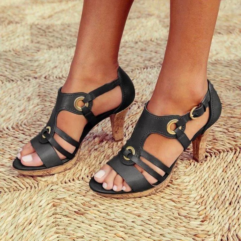 Women Gladiator Sandals Summer Shoes Wedges Sandals Woman Cross Tied Sandals Plus Size 35-43 Chaussures Femme56hot