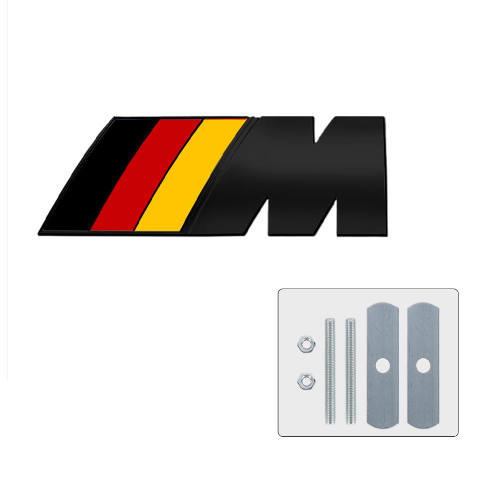 3D Car M Letter Front Grille Badge Emblem Sticker For Bmw Performance E90 E46 E60 F30 F10 E39 F20 E87 E36 G20 G30 X5 E30 F31 F11