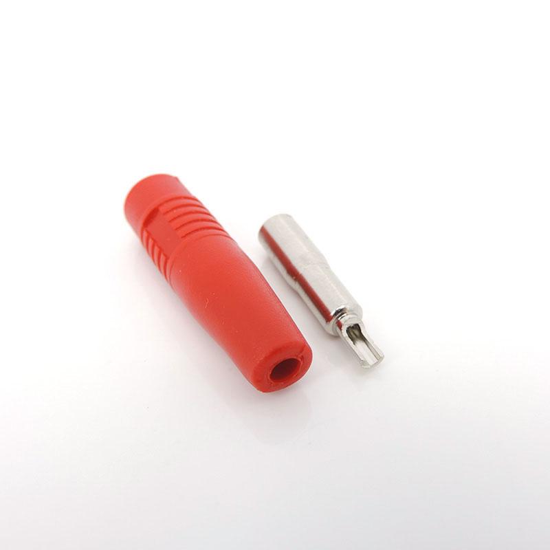 Латунный медный 4 мм изолированный банановый гнездовой разъем Jack Plug медный провод паяный кабель разъем красный черный