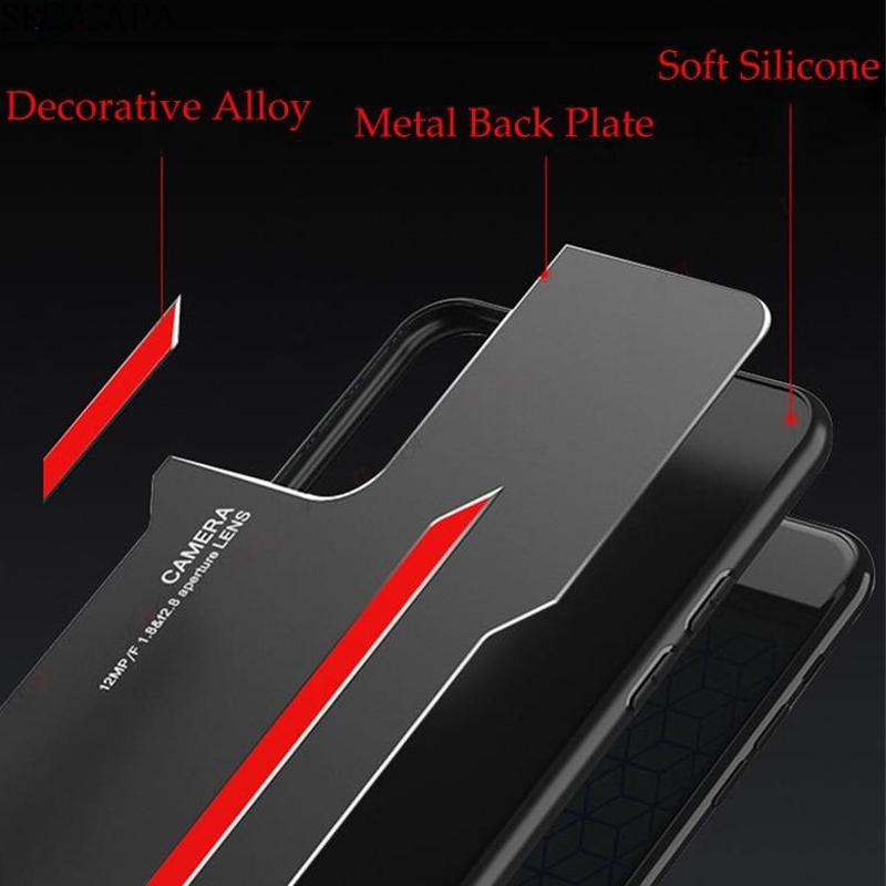 Роскошный алюминиевый матовый металлический панельный чехол для Samsung Galaxy S24 S23 S22 Ultra S21 Plus S20 FE A55 A54 A53 тонкий силиконовый чехол для телефона