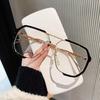 Oversized Sunglasses Women 2025 New Unique One Piece Fashion Sunglasses For Men UV400 Punk Glasses Trending Female Eyewear UV400