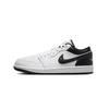 Jordan Air Jordan 1 Cushioning, Wear Resistant Low top Vintage Basketball Shoes Men's Black Beige White 553558-132(Team44-)