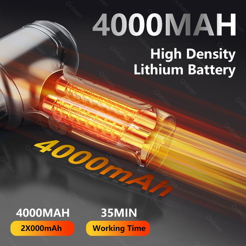 95000pa автомобильный пылесос автомобильные аксессуары домашний авто робот беспроводной очиститель сильное всасывание 1 мощная машина для очистки прибор