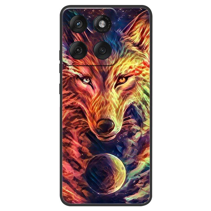 For Motorola Edge 60 60s Pro Case XT2507-1 Cool Fashion Wolf Lion Phone Case For Moto Edge60 Edge60s Pro Soft Silicone TPU Cover