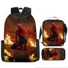 Web‑pattern Spider-Man Cartoon Backpack, Parallel World Student Animation Backpack, Children'S Schoolbag