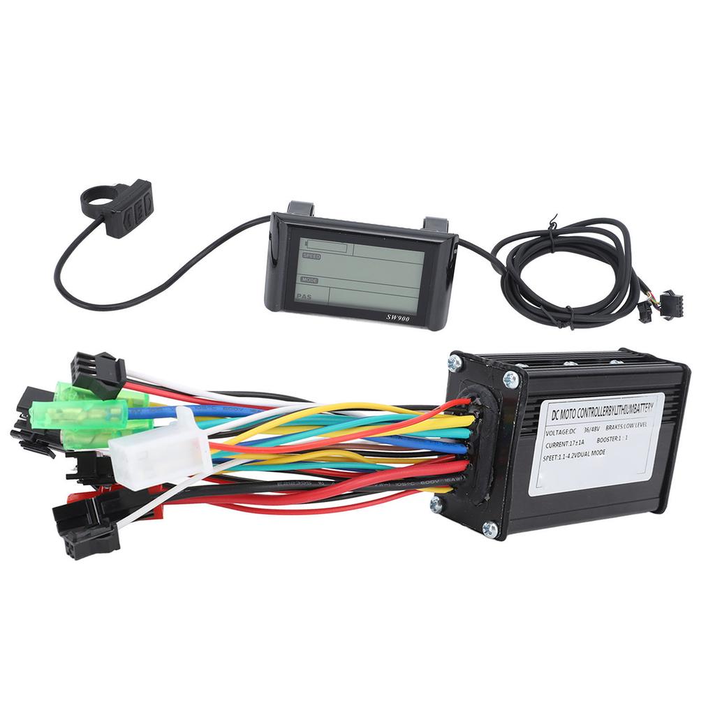 DC 36V 48V 17A 3 Mode Sine Wave Controller SW900 LCD Display Kit for 250W 350W Electric Bike Bicycle Motor Lithium