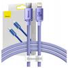Baseus Crystal Shine USB-C To Lightning Cable, 20W, PD, 1.2M (Purple)