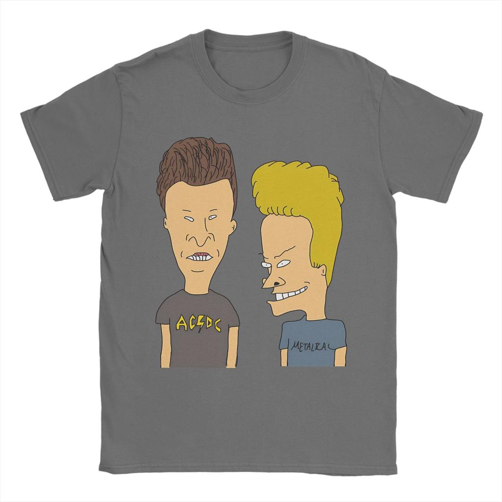 Beavis and Butthead Premium TShirts for Men Women Funny Cotton Tee Shirt O Neck Short Sleeve T Shirt Printed Clothing