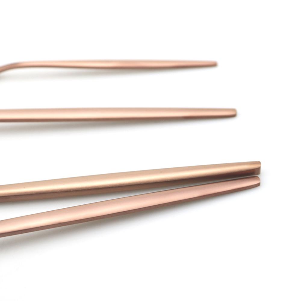 4 шт., черный набор столовых приборов, набор столовых приборов из нержавеющей стали 18/10, нож, вилка, десертная ложка, обеденная посуда, кухонное серебро, набор столовых приборов