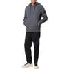STONE ISLAND Однотонный худи с принтом логотипа, с длинным рукавом, мужской свитшот, серый 811560820-V0M67