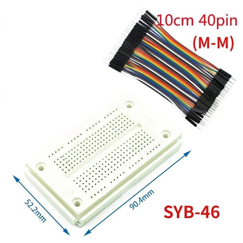 Набор перемычек для макетной платы Dupont Line Kit MB102 ZY-204, 400 соединительных точек, макетная плата для печатной платы без пайки, DIY мини-тестовые наборы для прототипов