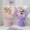 Artificial Flower Crochet Flower Bouquet Eternal Flowers Wedding Guest Gift Bouquets of Flowers Mother's Day Gift