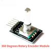 1 шт. 360-градусный поворотный энкодерный модуль, модуль датчика-переключателя, разработка KY-040 поворотного энкодера для Arduino